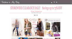 Desktop Screenshot of fashionismybag.com