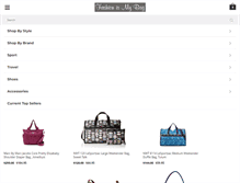 Tablet Screenshot of fashionismybag.com